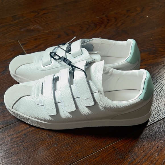 🆕Zara Leather 3 Strap Velcro Size 40 - Picture 9 of 14